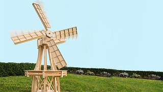 Bauplan: Filigrane Windmühle selber bauen - Foto: sidm / KEH