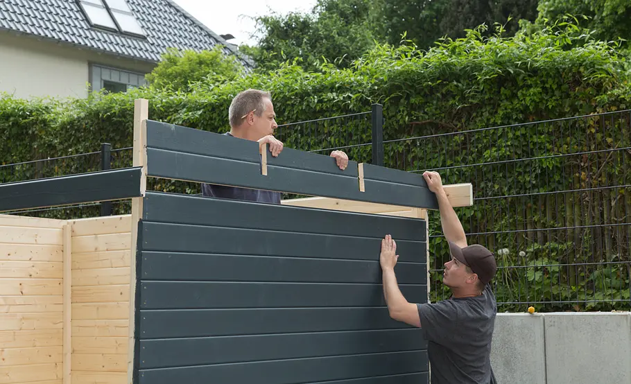 Gartenhaus mit Flachdach selbst bauen