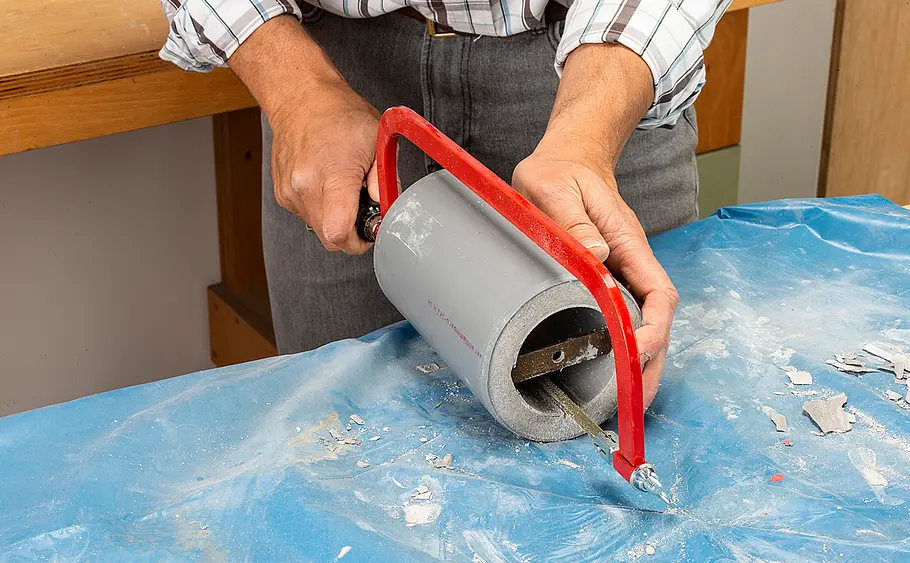 Leuchte aus Kreativbeton basteln