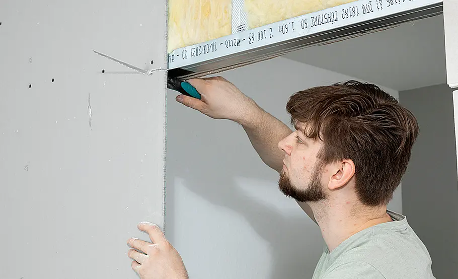 Trockenbauwand als Trennwand