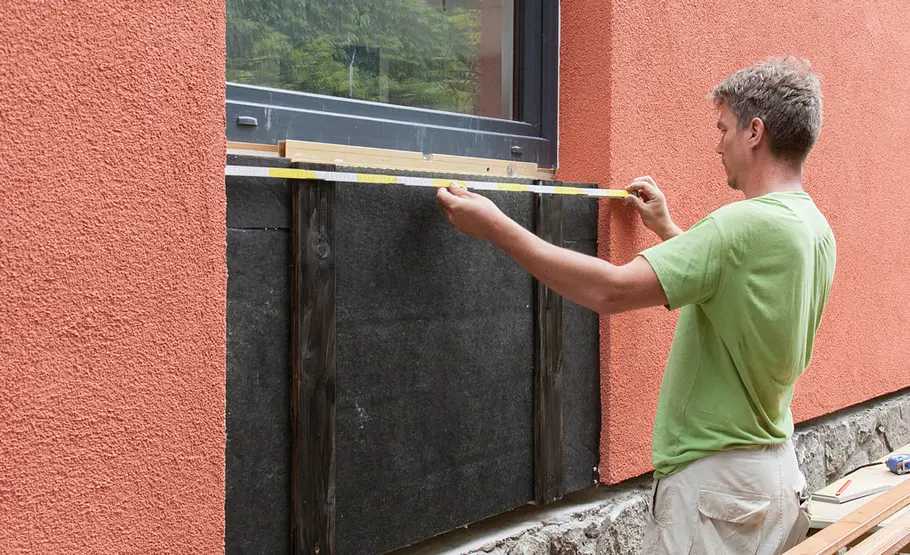 Fassade verkleiden mit Holz