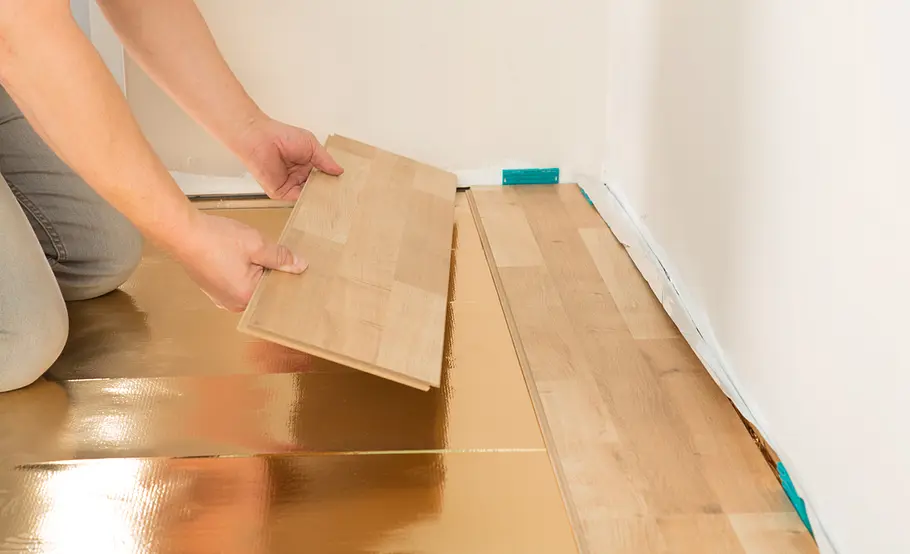 Laminat in Holzoptik selbst verlegen