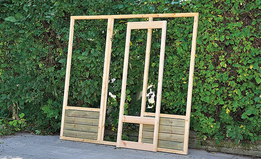Gewächshaus aus Glas selber bauen