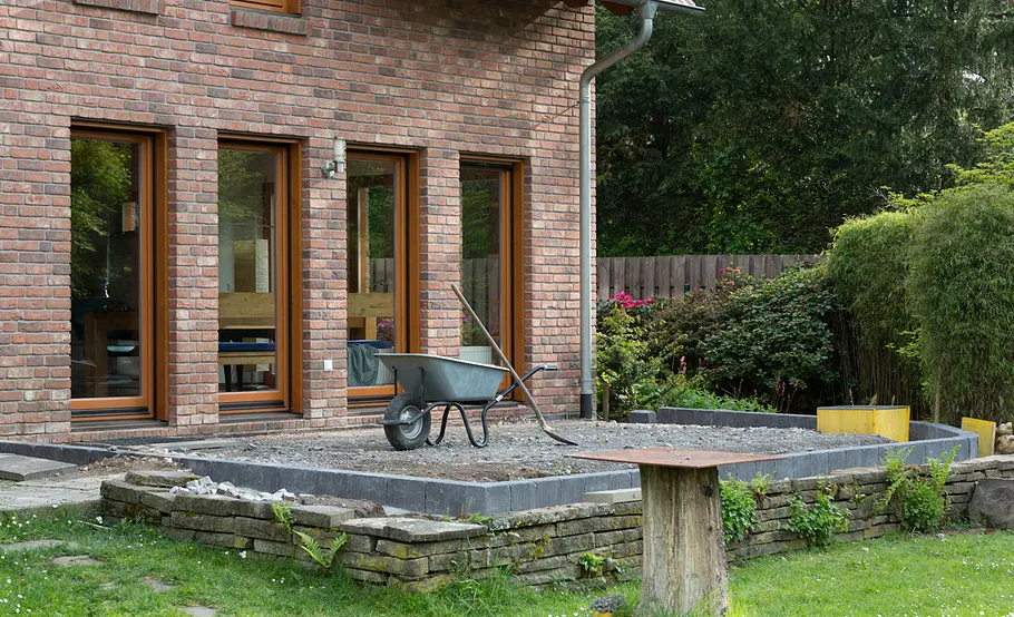 Terrassenüberdachung aus Alu und Glas bauen