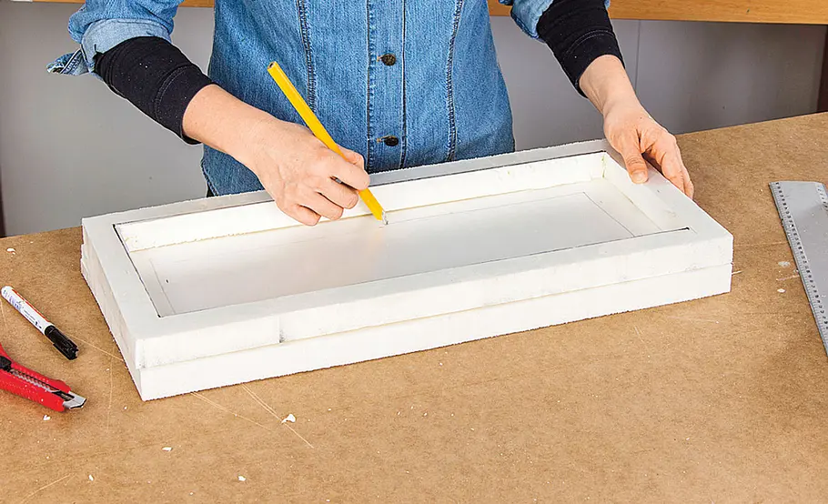 Leichten Pflanzkasten in Beton-Optik selber bauen