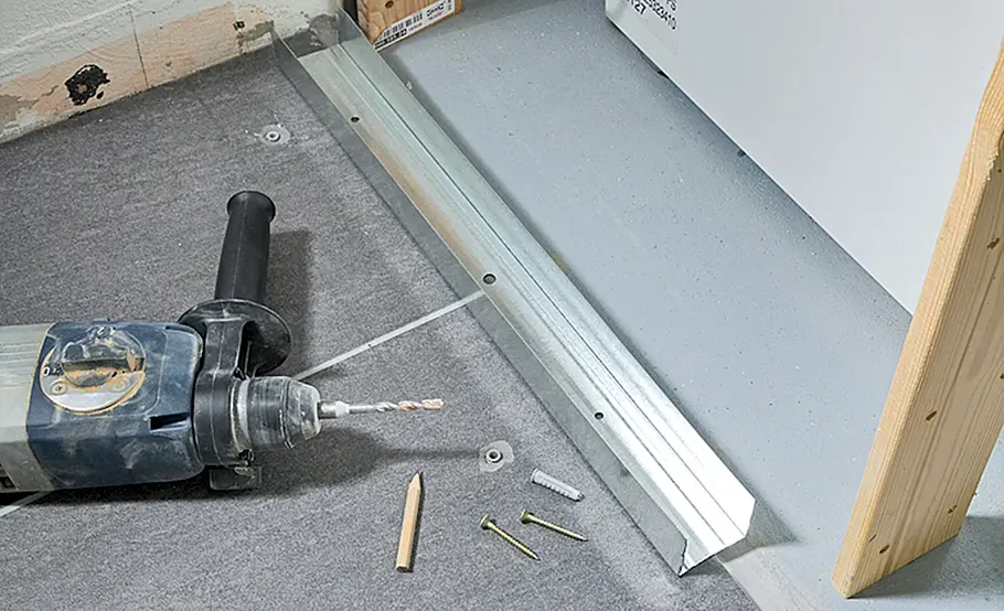 Trennwand mit Leichtbauplatten