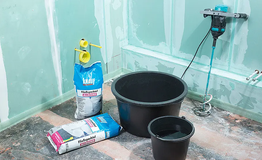 Knauf Ausgleichsmasse verarbeiten