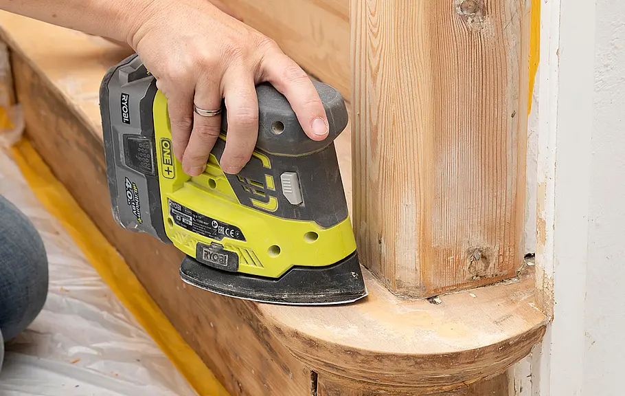 Holztreppe restaurieren
