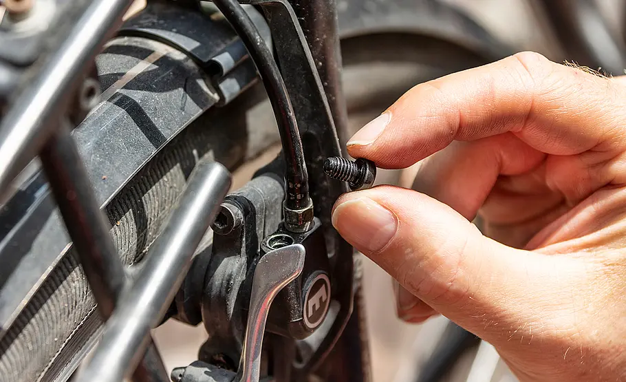 Fahrrad: Bremszylinder vorbereiten