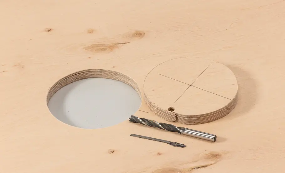 Werkstattschrank mit Maschinenrondell bauen