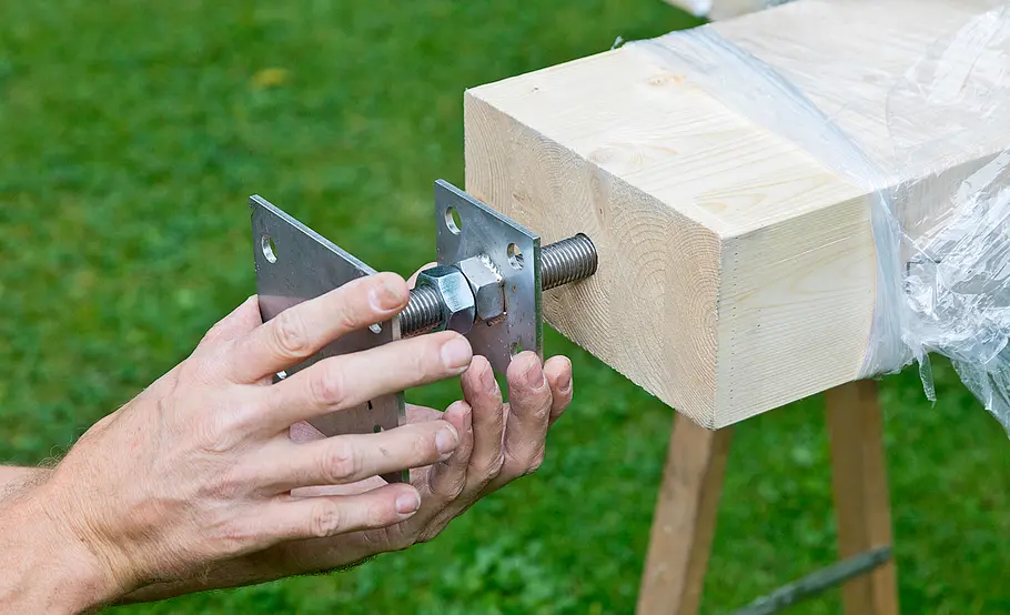 Hochterrasse aus Holz – Unterkonstruktion