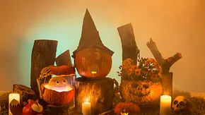Kürbisse für Halloween dekorieren - Foto: sidm / MMM Kürbisse für Halloween dekorieren - Foto: sidm / MMM