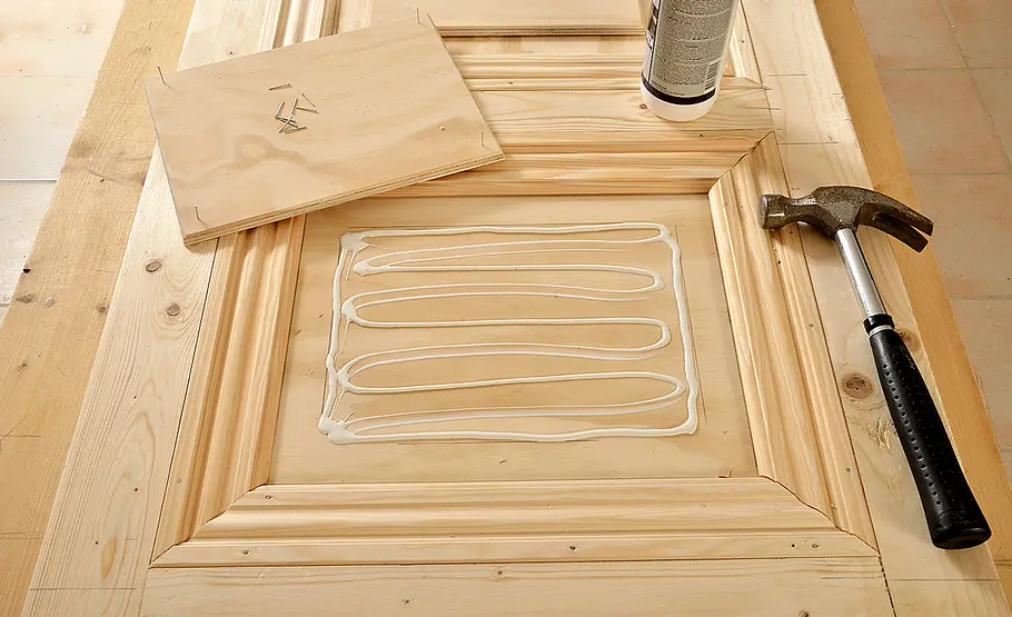 Haustür aus Holz bauen