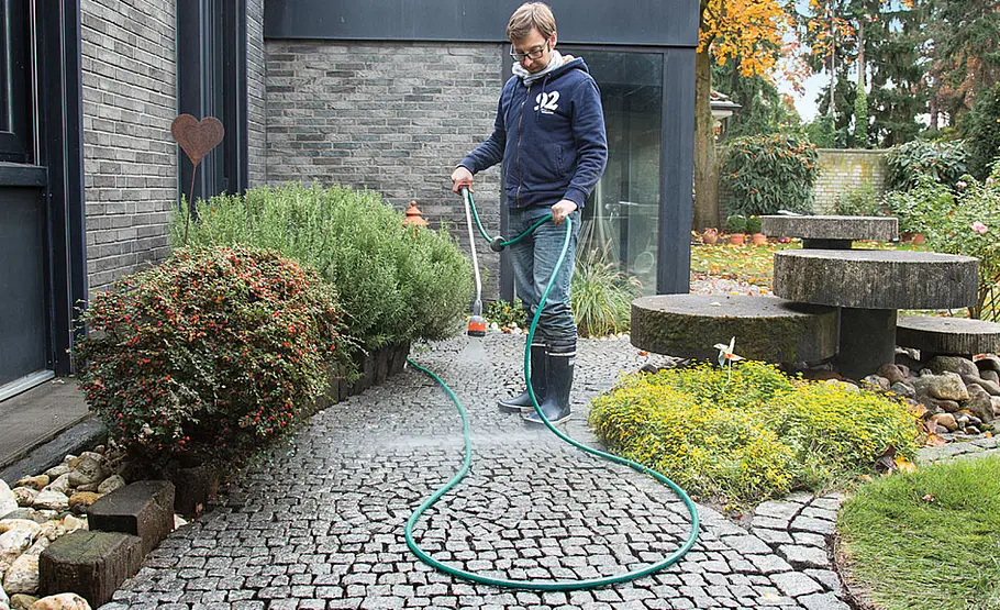Pflaster wasserdurchlässig verfugen
