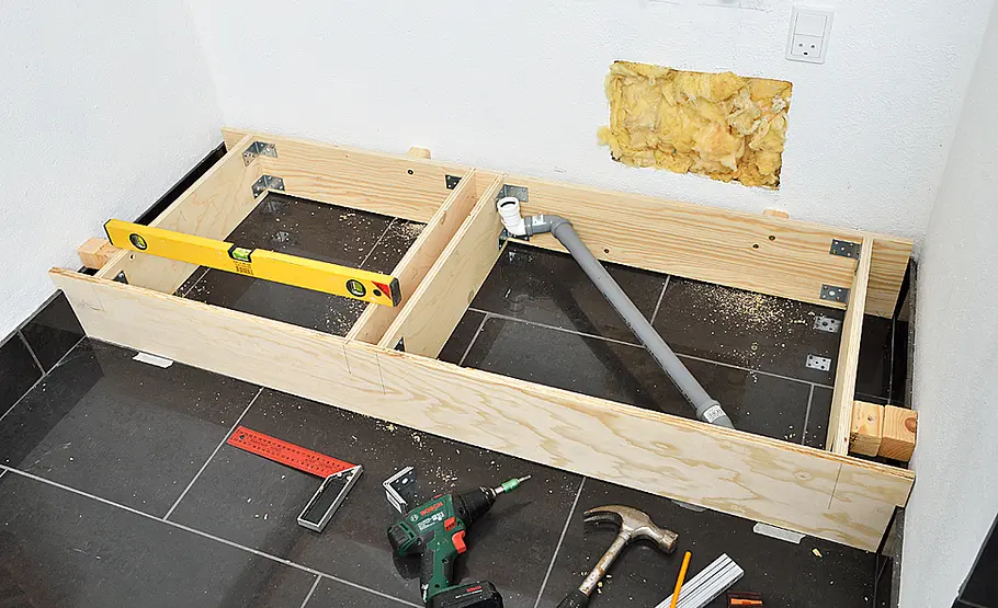 Waschbeckenunterschrank bauen