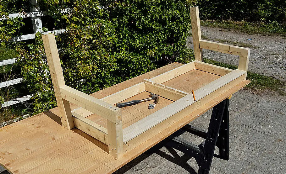 Gartenschaukel bauen