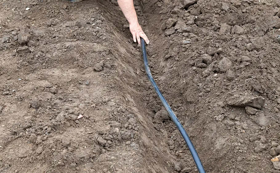 Wasserleitung verlegen
