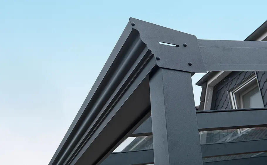 Überdachte Terrasse aus Alu bauen