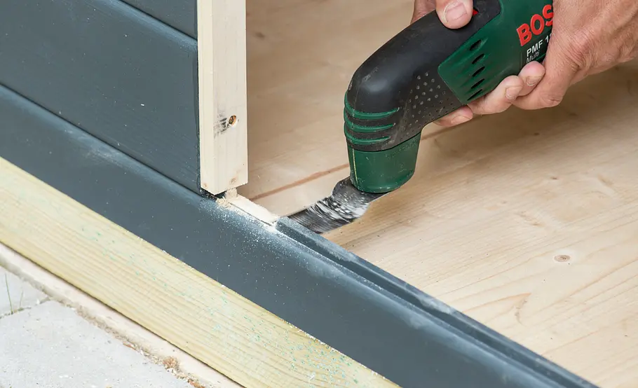 Gartenhaus mit Flachdach selbst bauen