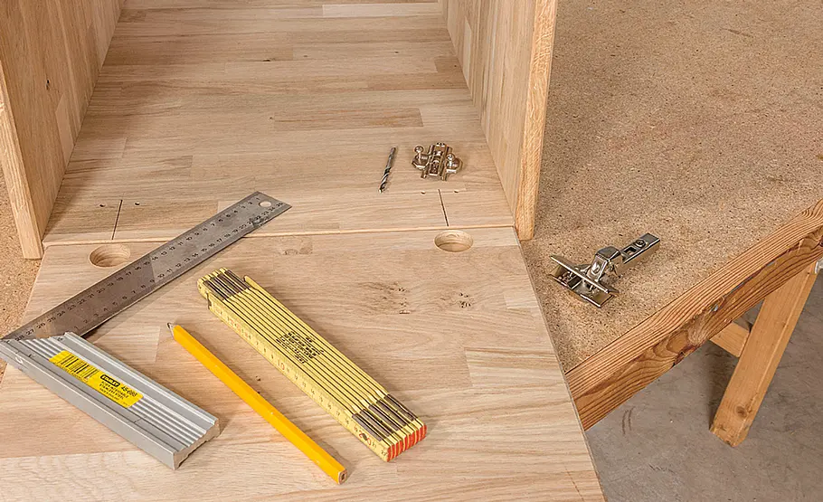 Treppenschrank bauen