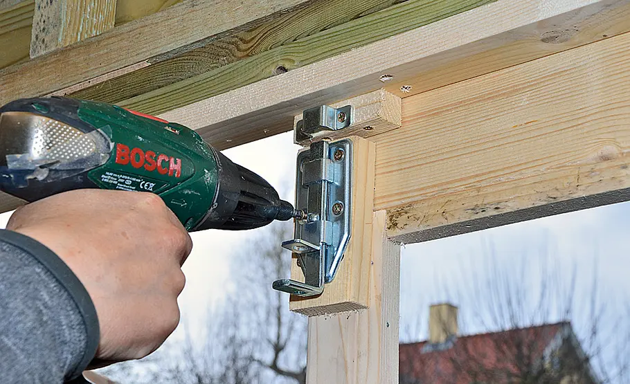 Großzügiges Gartenhaus mit Pultdach selber bauen