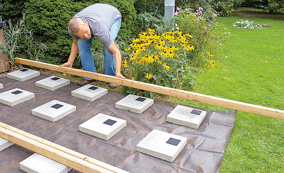 Kleines Sonnendeck selber bauen