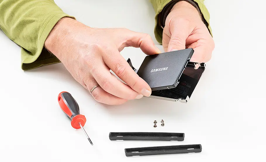 SSD-Platte statt Laptop Festplatte