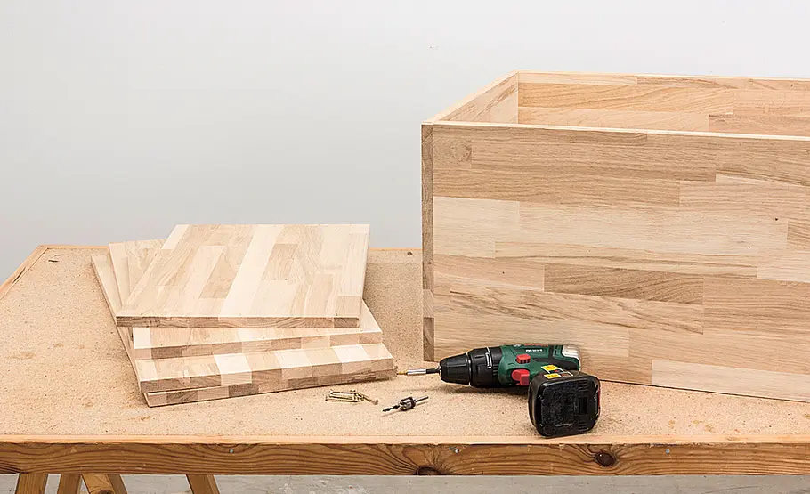 Treppenschrank bauen