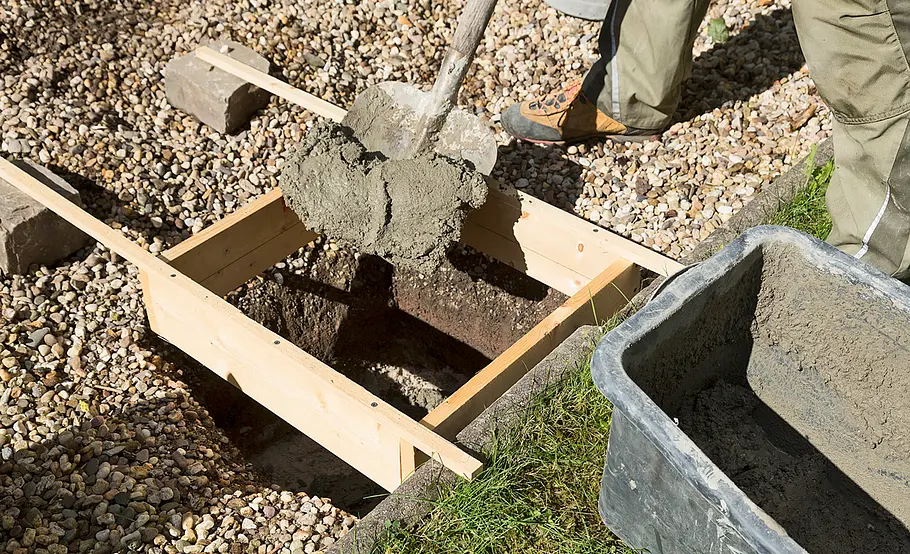 Hochterrasse aus Holz – Unterkonstruktion