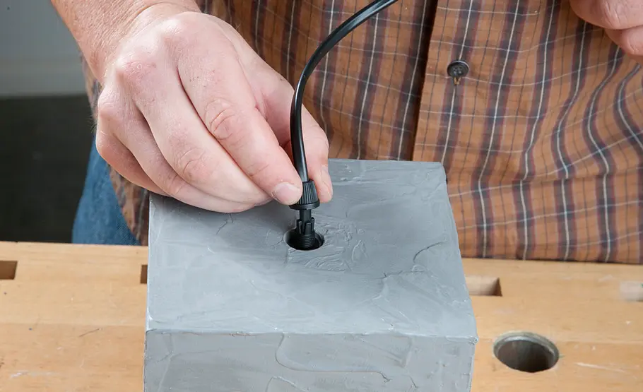 Pendelleuchte in Betonoptik selber bauen