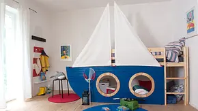 Schiff-Hochbett bauen - Foto: Living Art Schiff-Hochbett bauen - Foto: Living Art