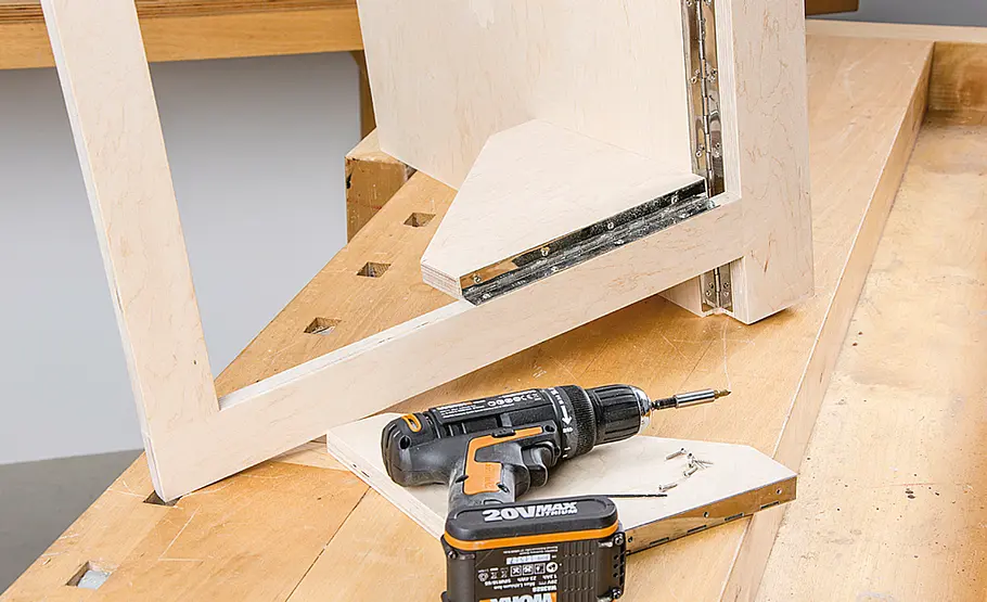 Wandtisch zum Klappen selber bauen