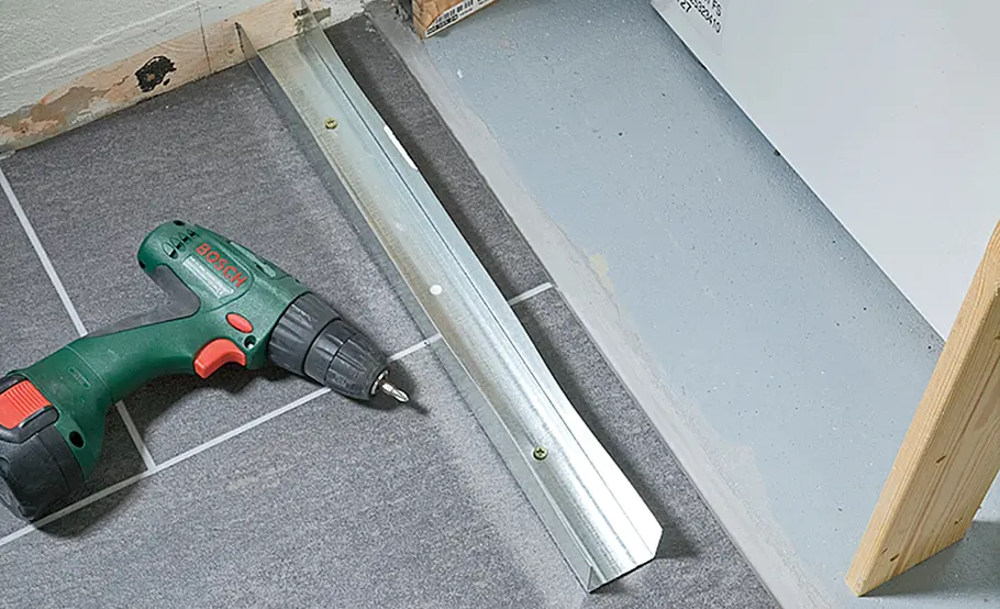 Trennwand mit Leichtbauplatten