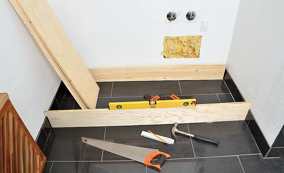 Waschbeckenunterschrank bauen