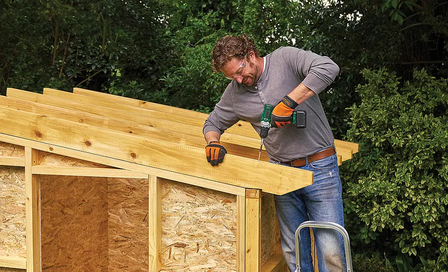 Gartenhaus aus Holz bauen