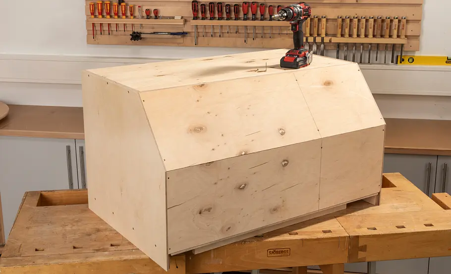 Dachschrägenschrank: Bauanleitung