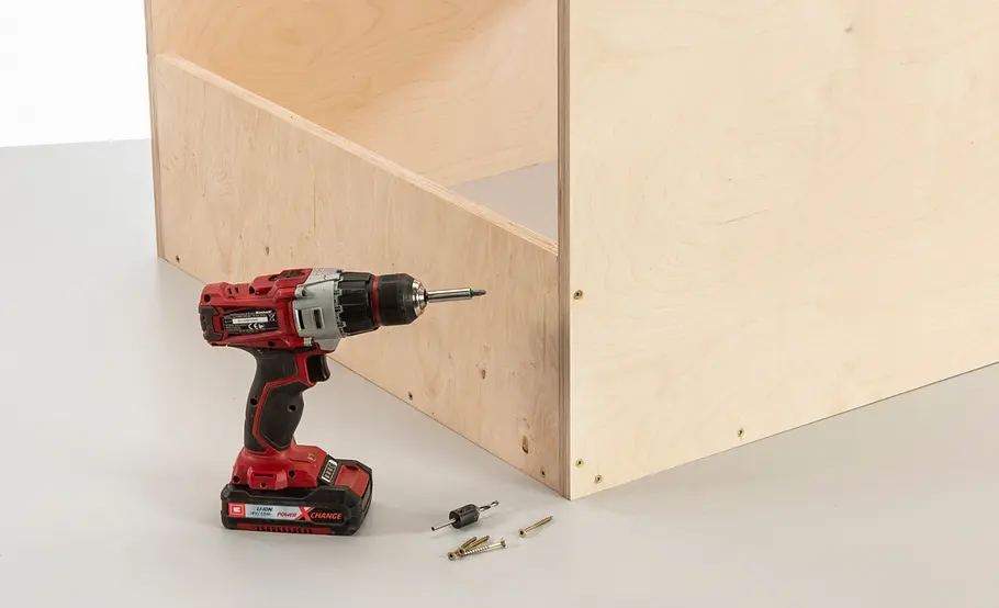 Werkstattschrank mit Maschinenrondell bauen