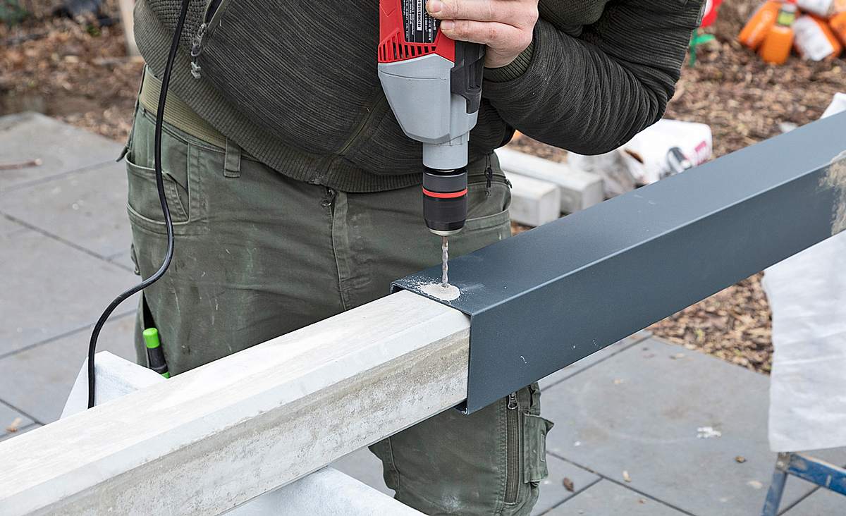 Freistehende Terrassenüberdachung bauen selber bauen