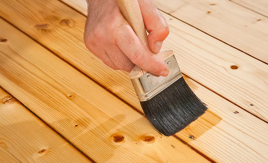 Fußbodenfarben: Holzöl