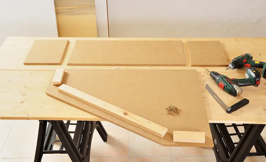 Flur-Eckschrank selber bauen