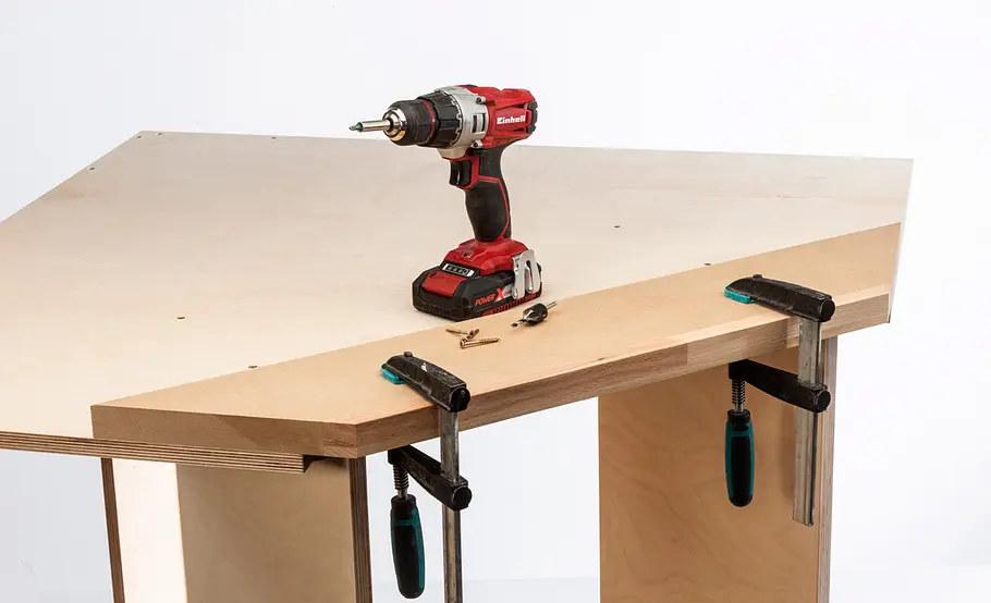 Werkstattschrank mit Maschinenrondell bauen