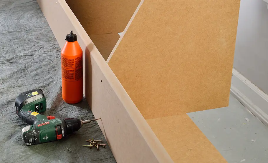 Flur-Eckschrank selber bauen