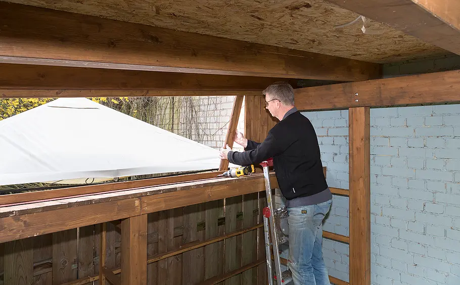 Terrassenüberdachung bauen