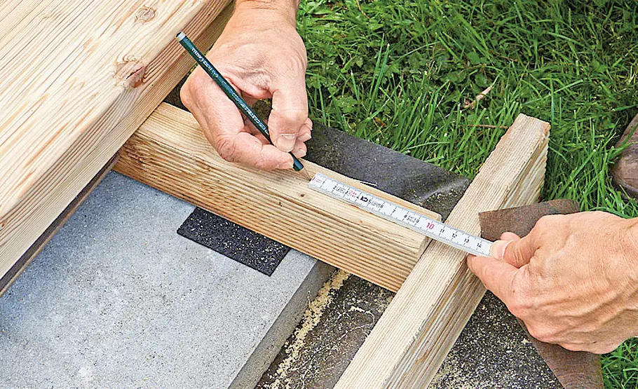 Kleines Sonnendeck selber bauen