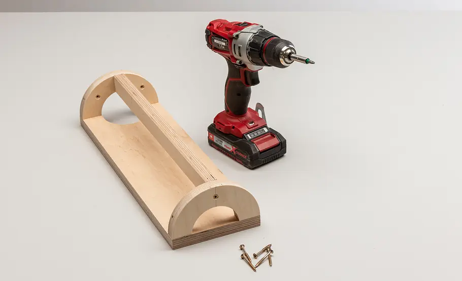 Werkstattschrank mit Maschinenrondell bauen