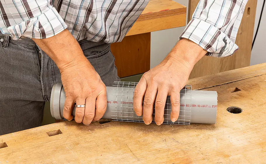 Leuchte aus Kreativbeton basteln