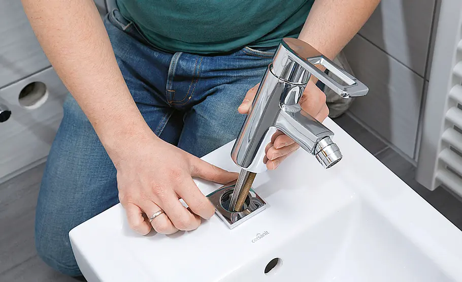Wandhängendes Bidet montieren