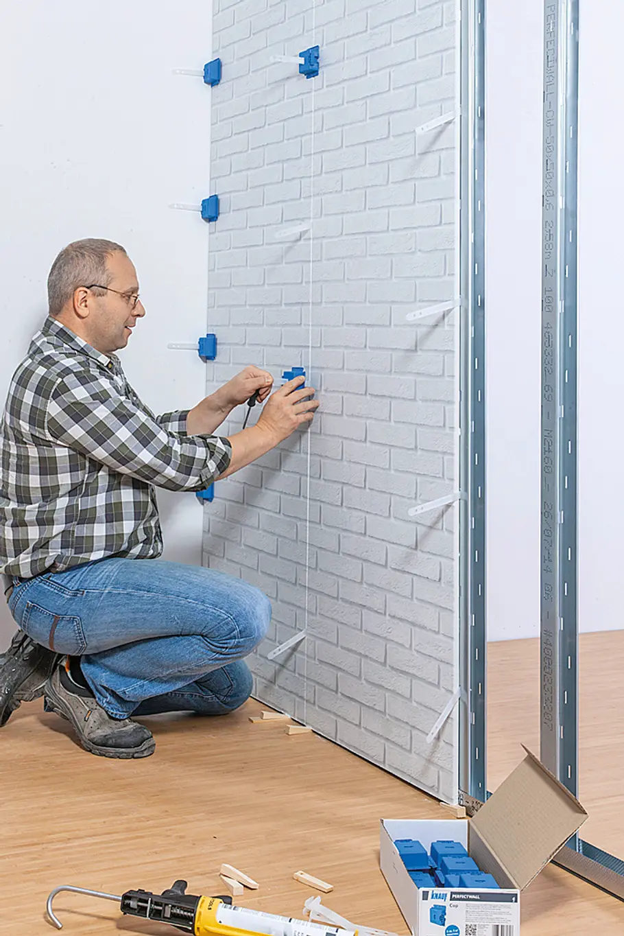Raumteiler-Trennwand bauen