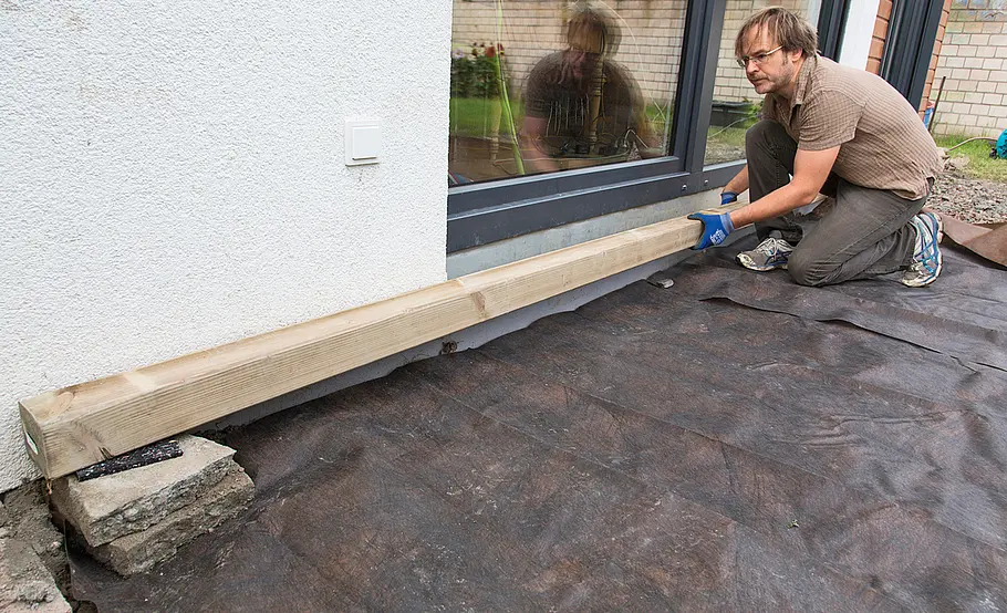 Terrassendielen aus Lärche verlegen