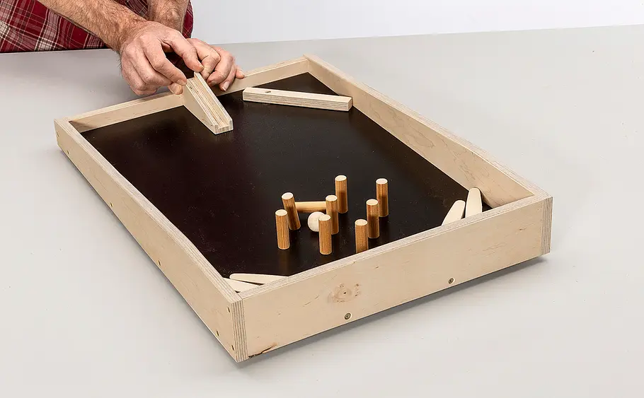 Brettspiele aus Holz bauen